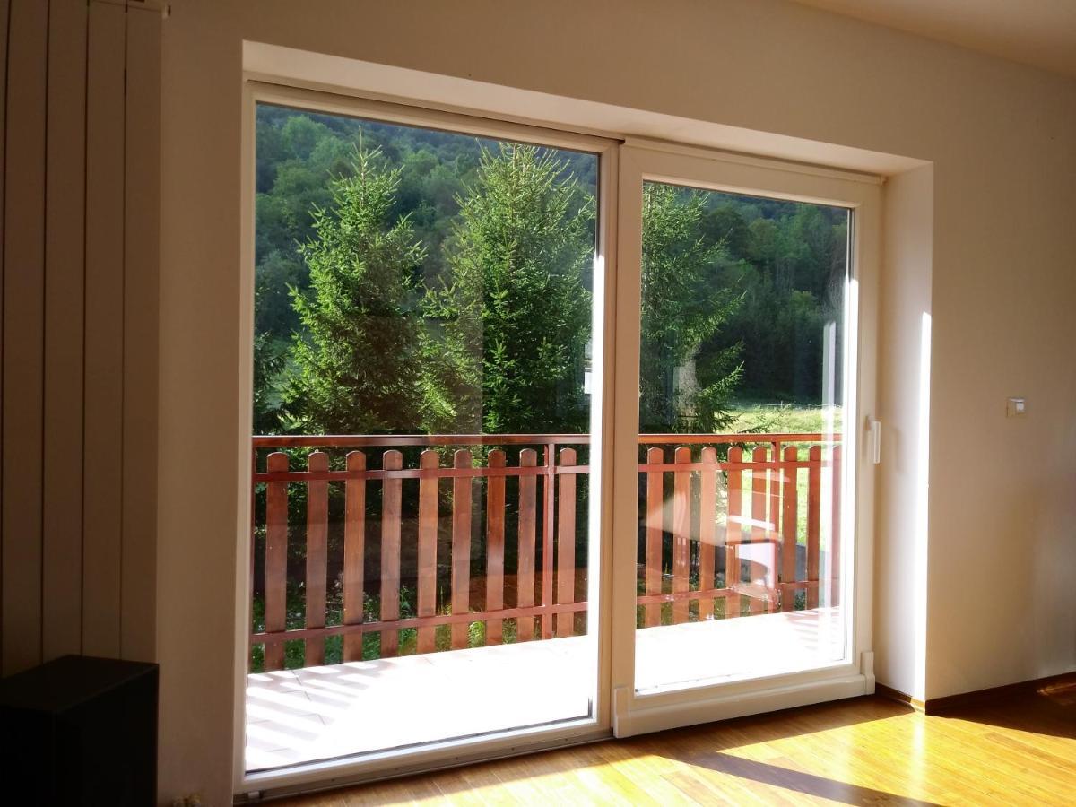 Villa Pocitniska Hisa Nad Soco Bovec Exterior foto
